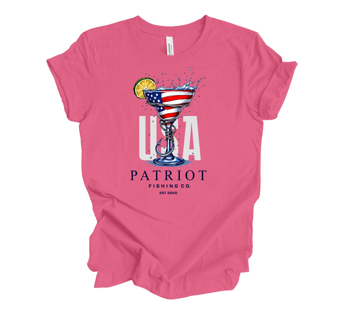 PATRIOT MARGARITA GLASS SHORT SLEEVE TEE