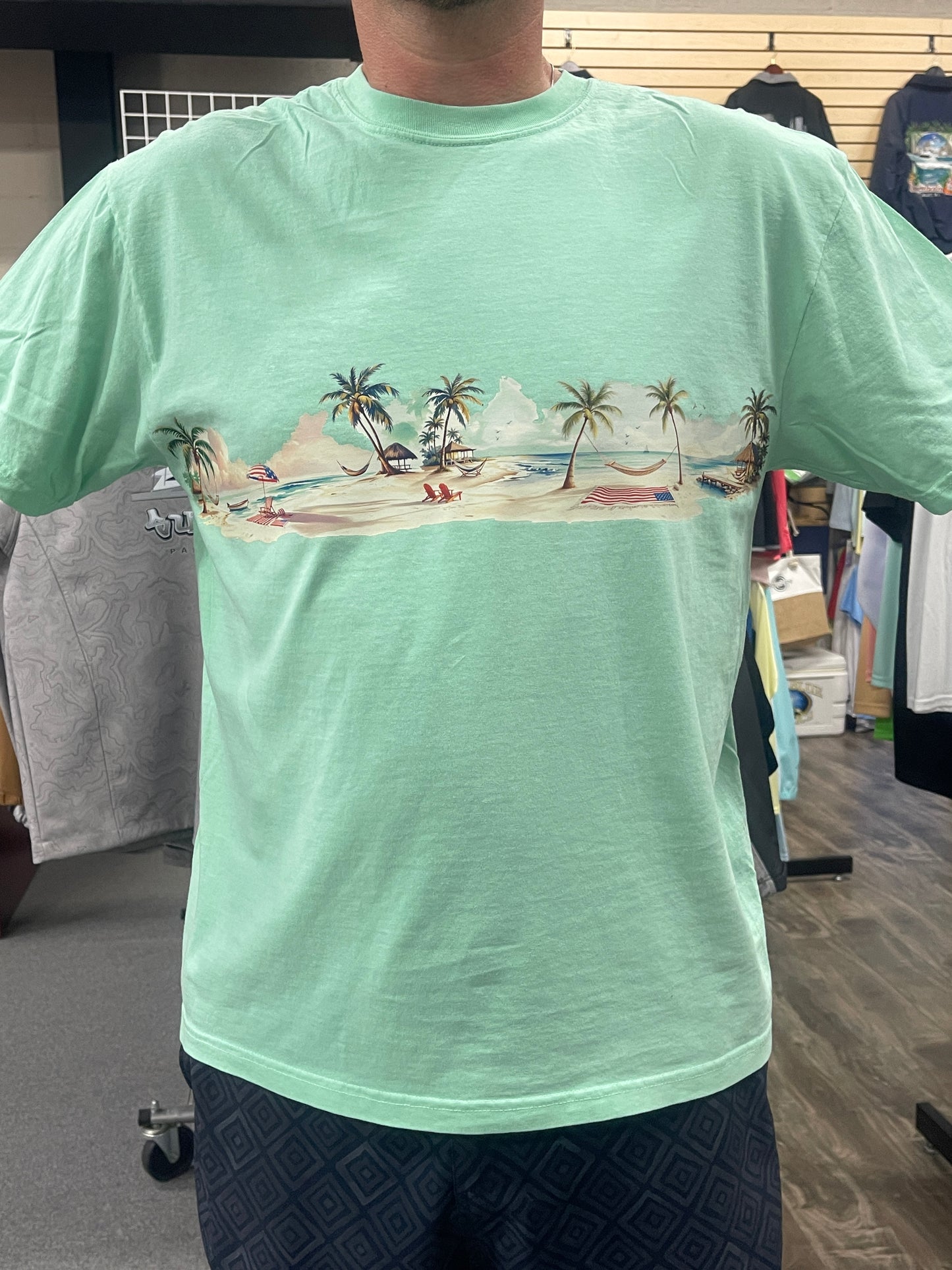 PATRIOTIC PARADISE SHORT SLEEVE TEE