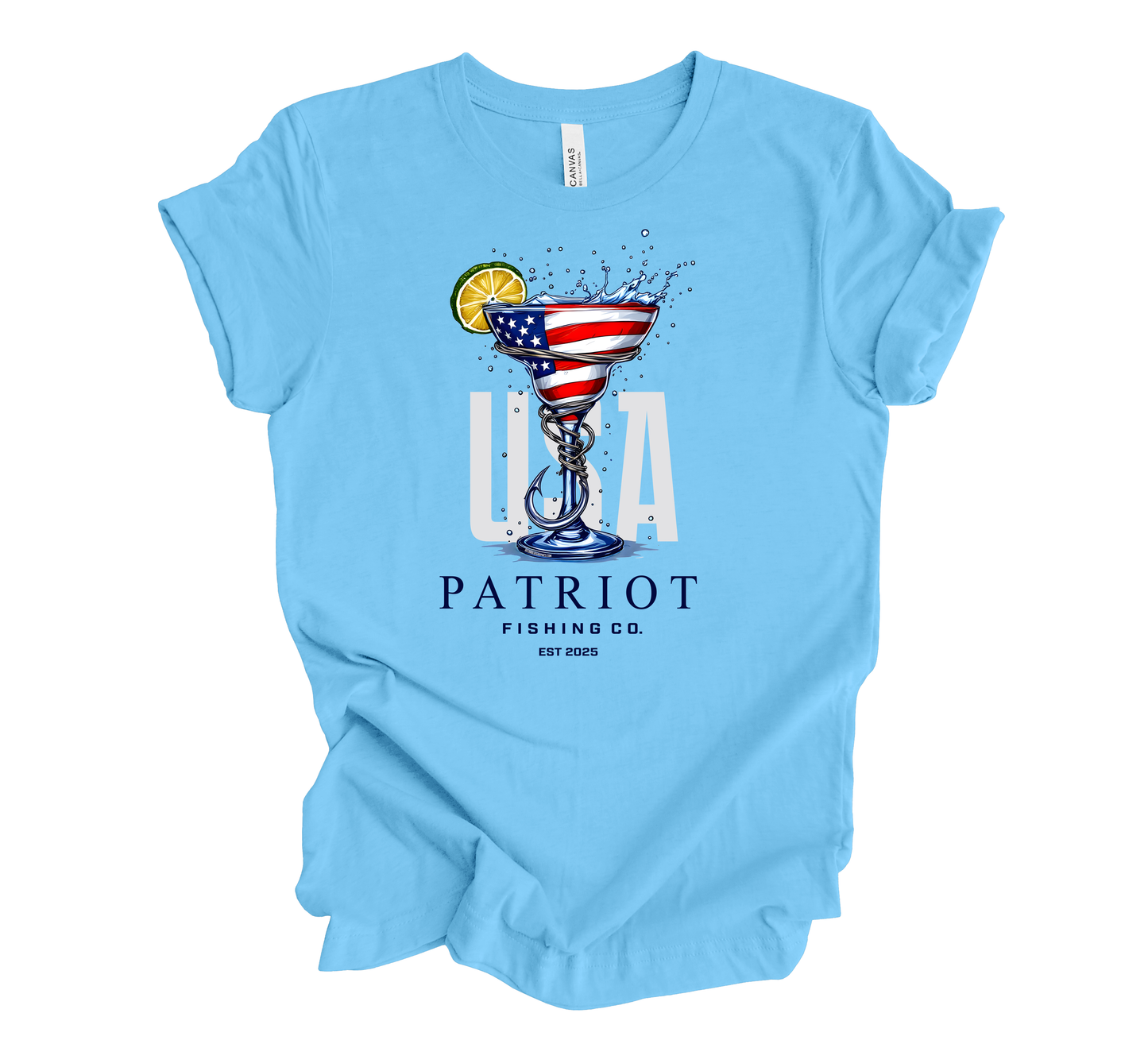 PATRIOT MARGARITA GLASS SHORT SLEEVE TEE