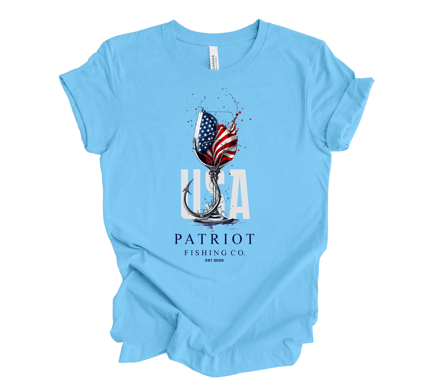 PATRIOT WINE GLASS SHORT SLEEVE TEE