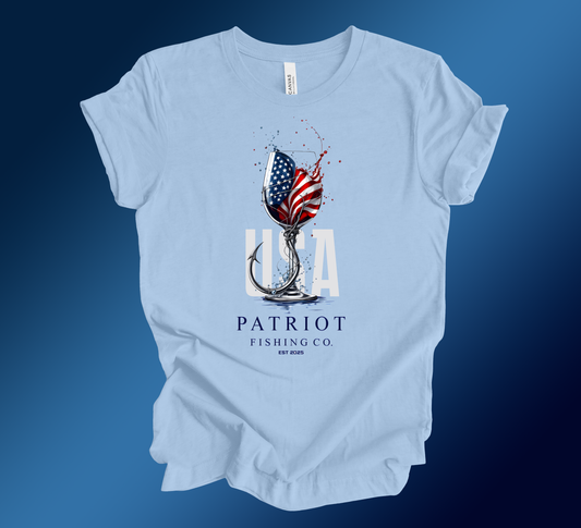 PATRIOT WINE GLASS SHORT SLEEVE TEE