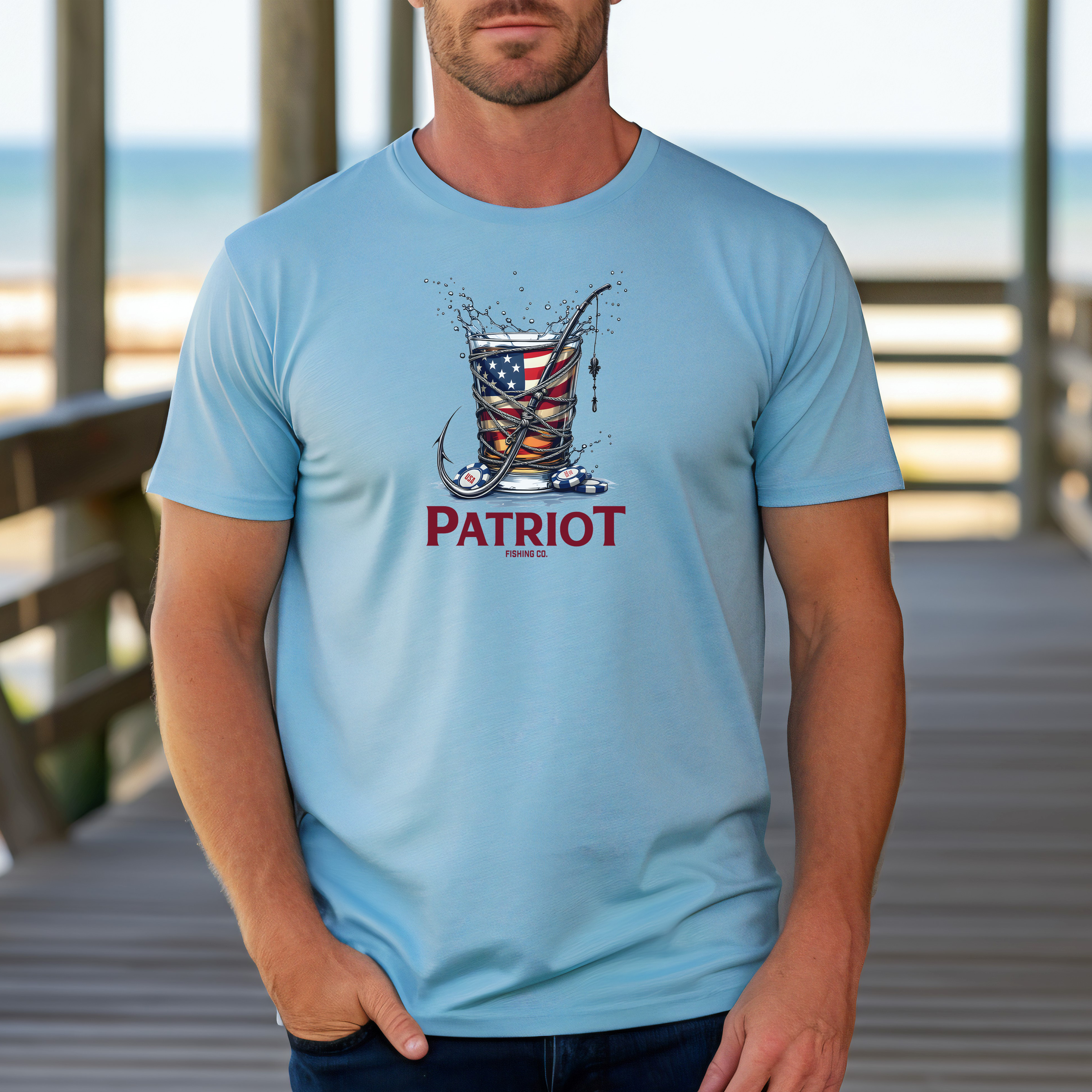 PATRIOT POKER NIGHT SHORT SLEEVE TEE