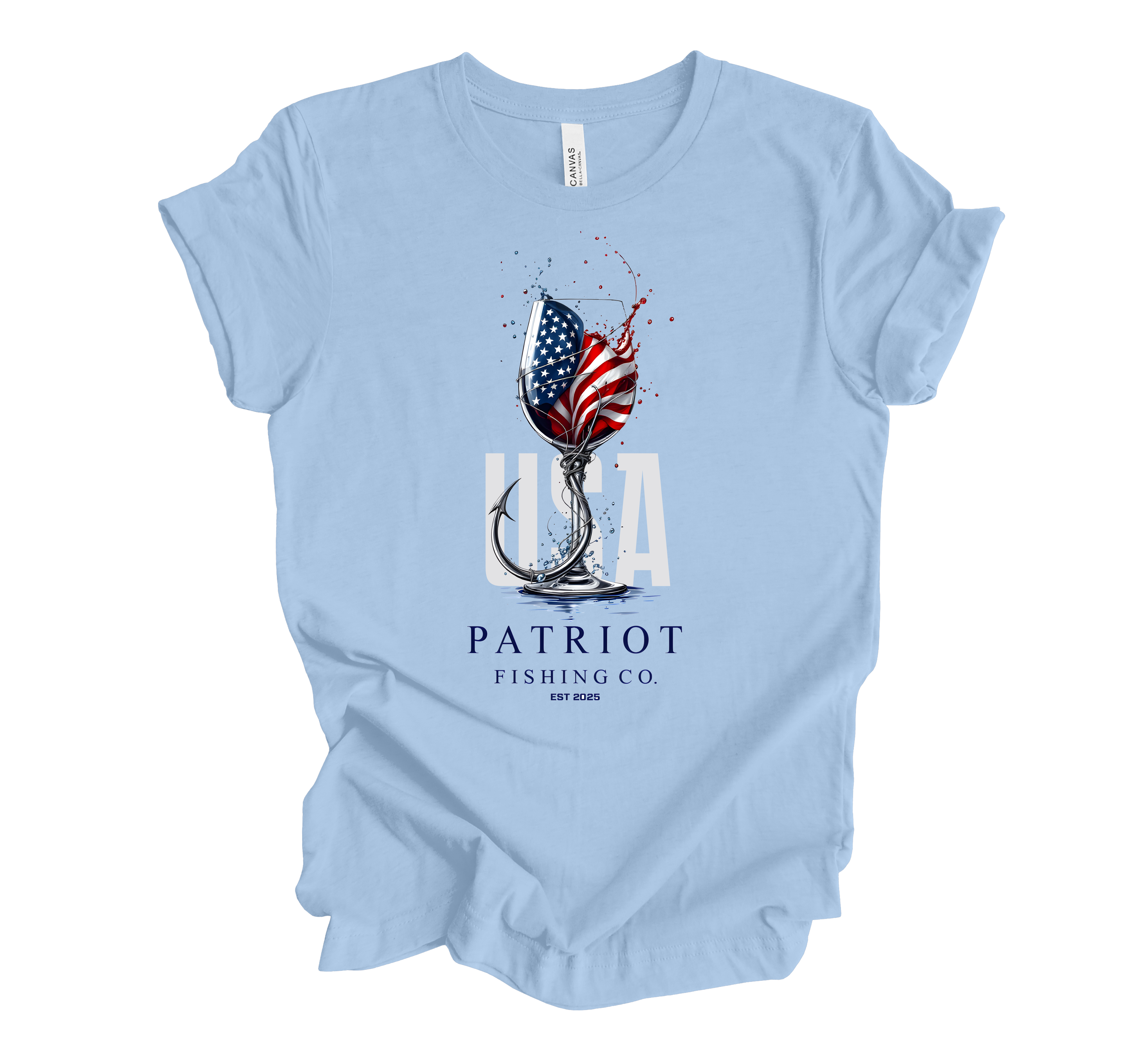 PATRIOT WINE GLASS SHORT SLEEVE TEE