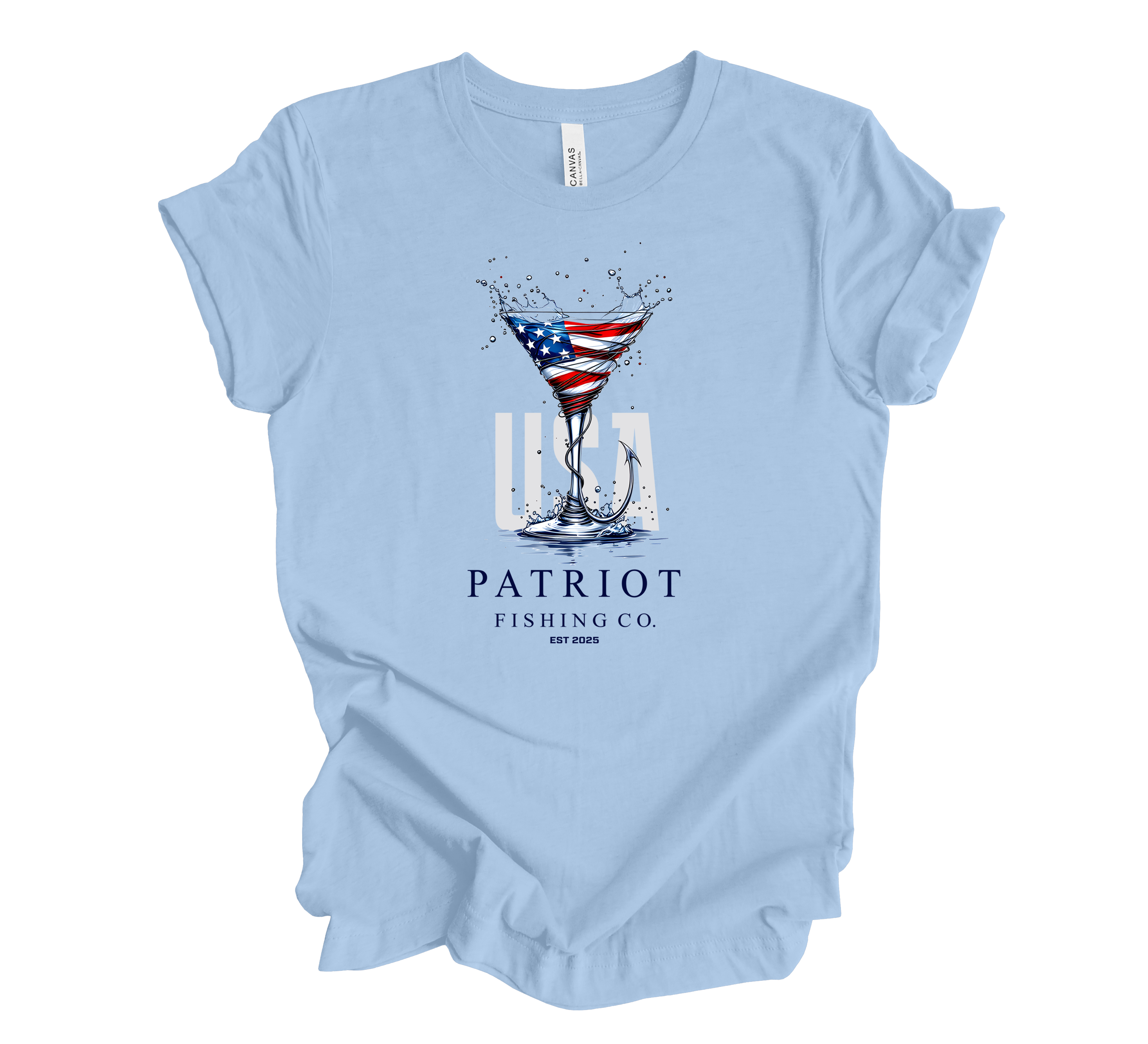 PATRIOT MARTINI GLASS SHORT SLEEVE TEE