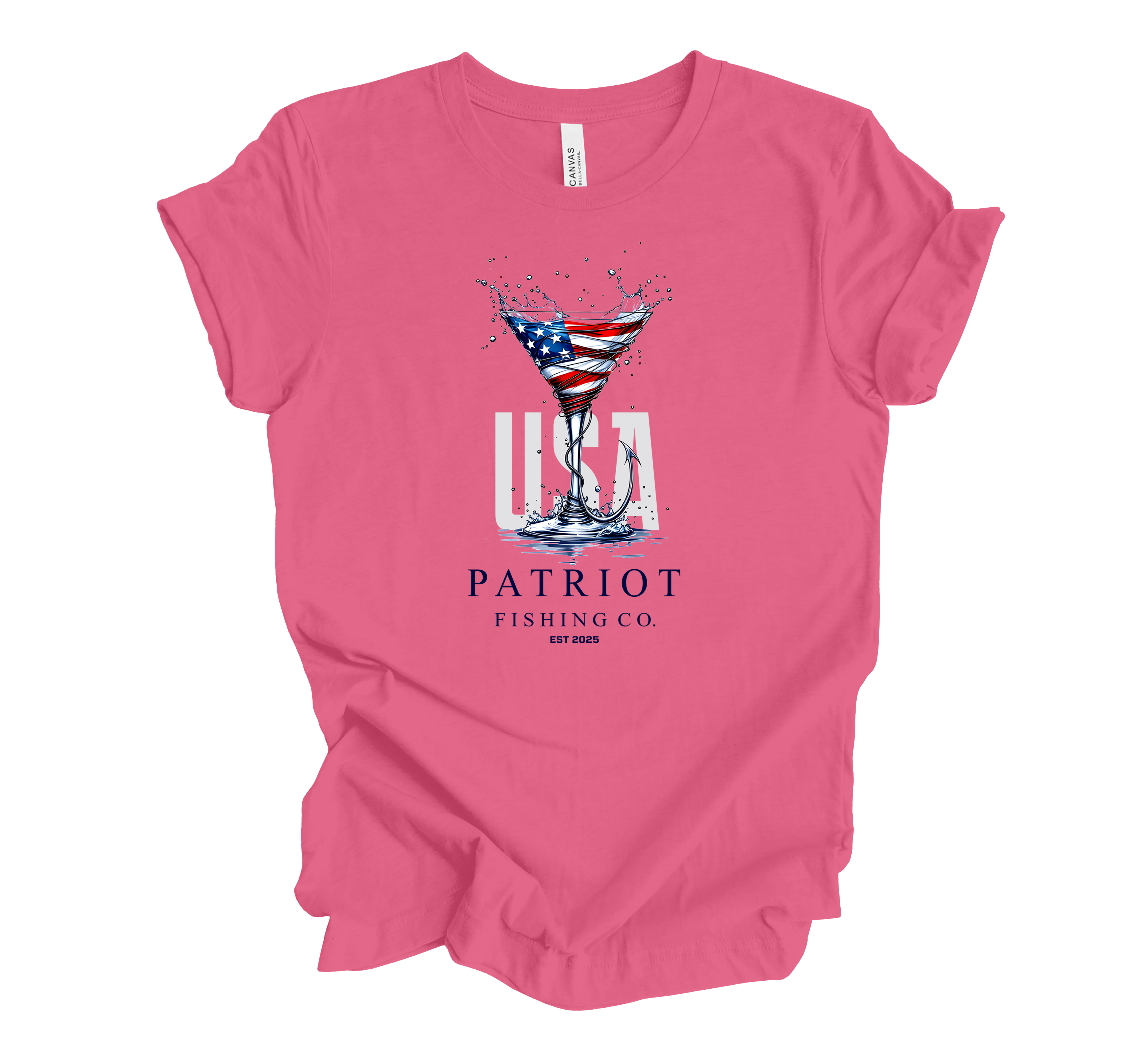 PATRIOT MARTINI GLASS SHORT SLEEVE TEE