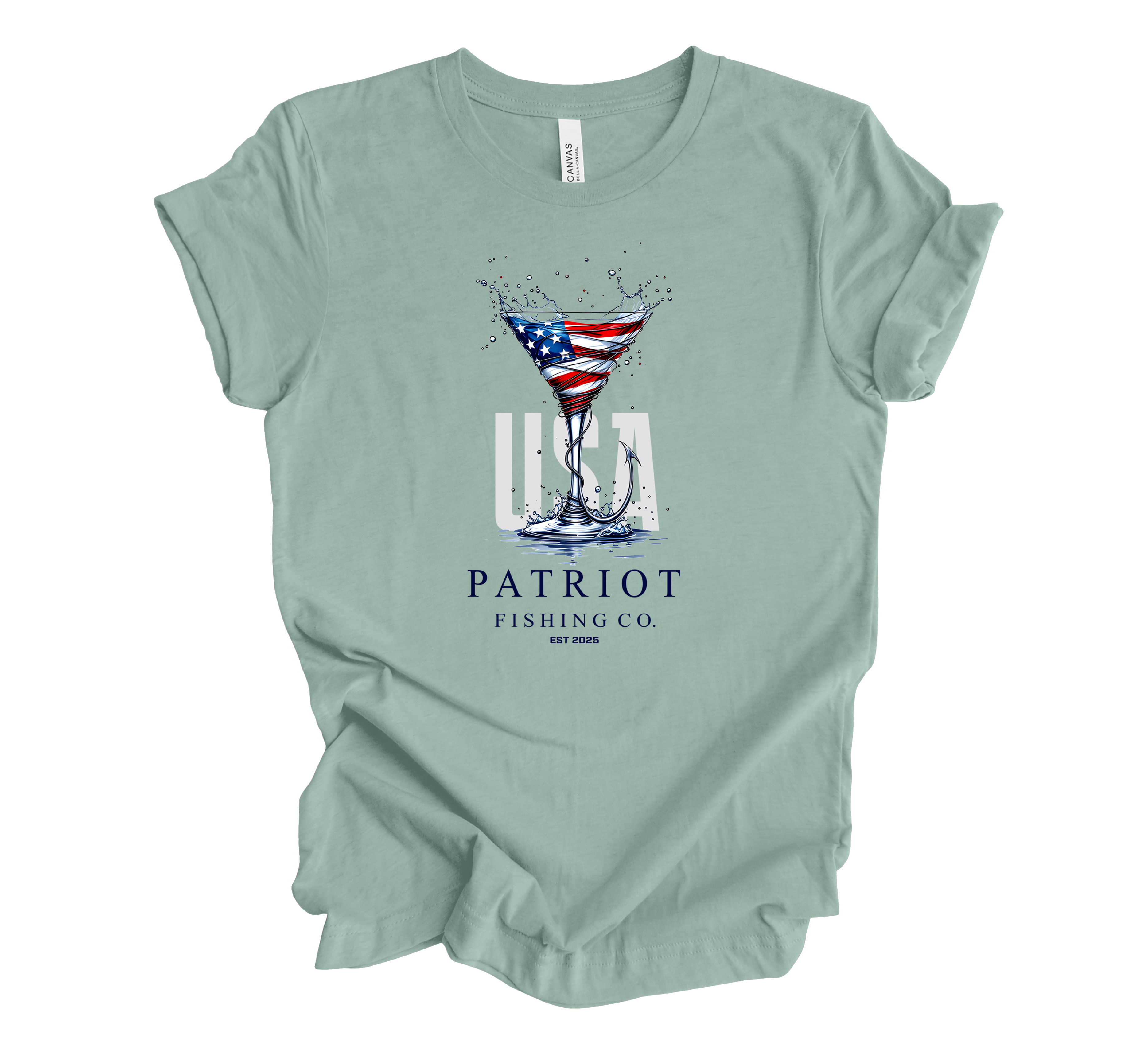PATRIOT MARTINI GLASS SHORT SLEEVE TEE