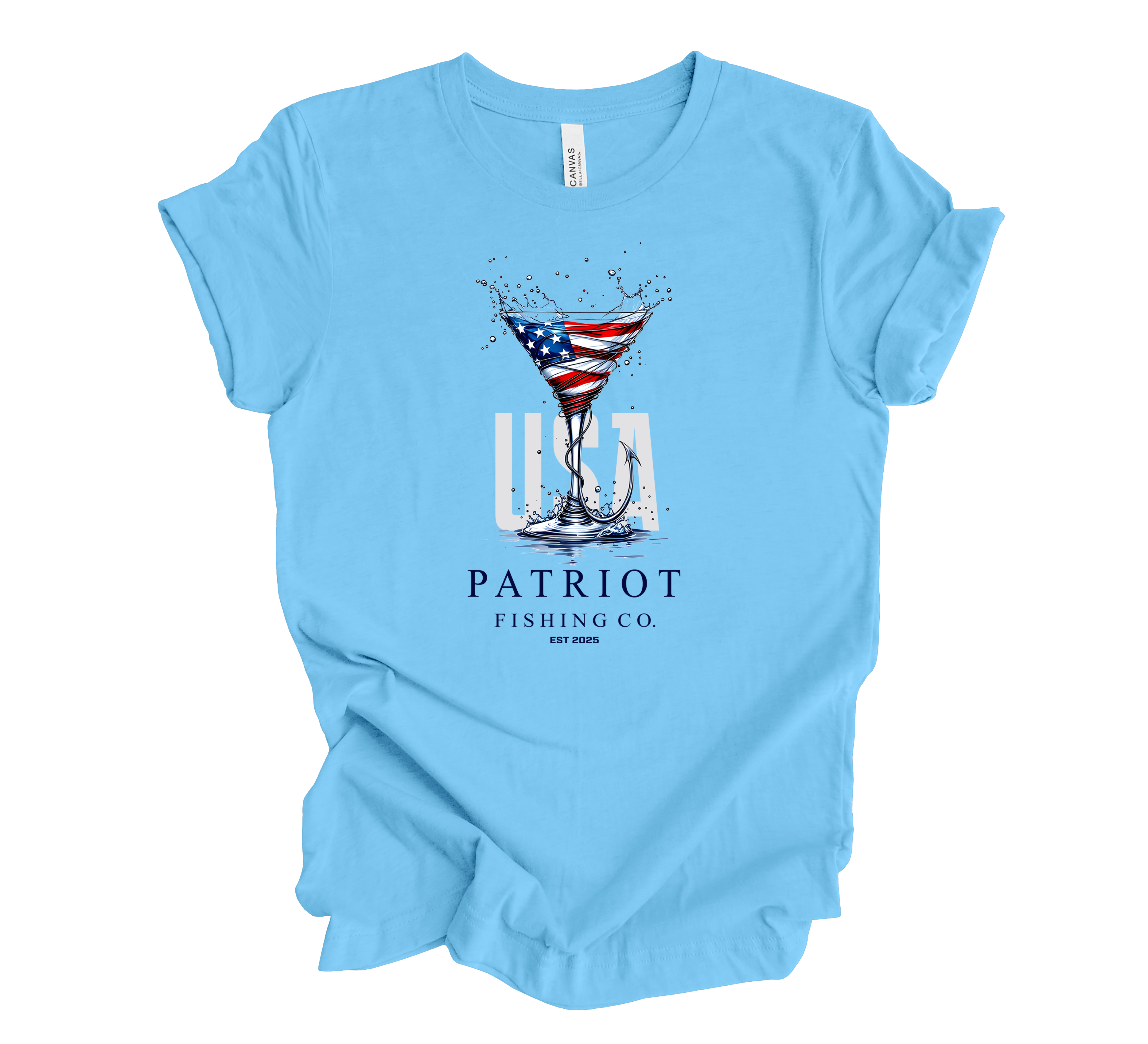 PATRIOT MARTINI GLASS SHORT SLEEVE TEE
