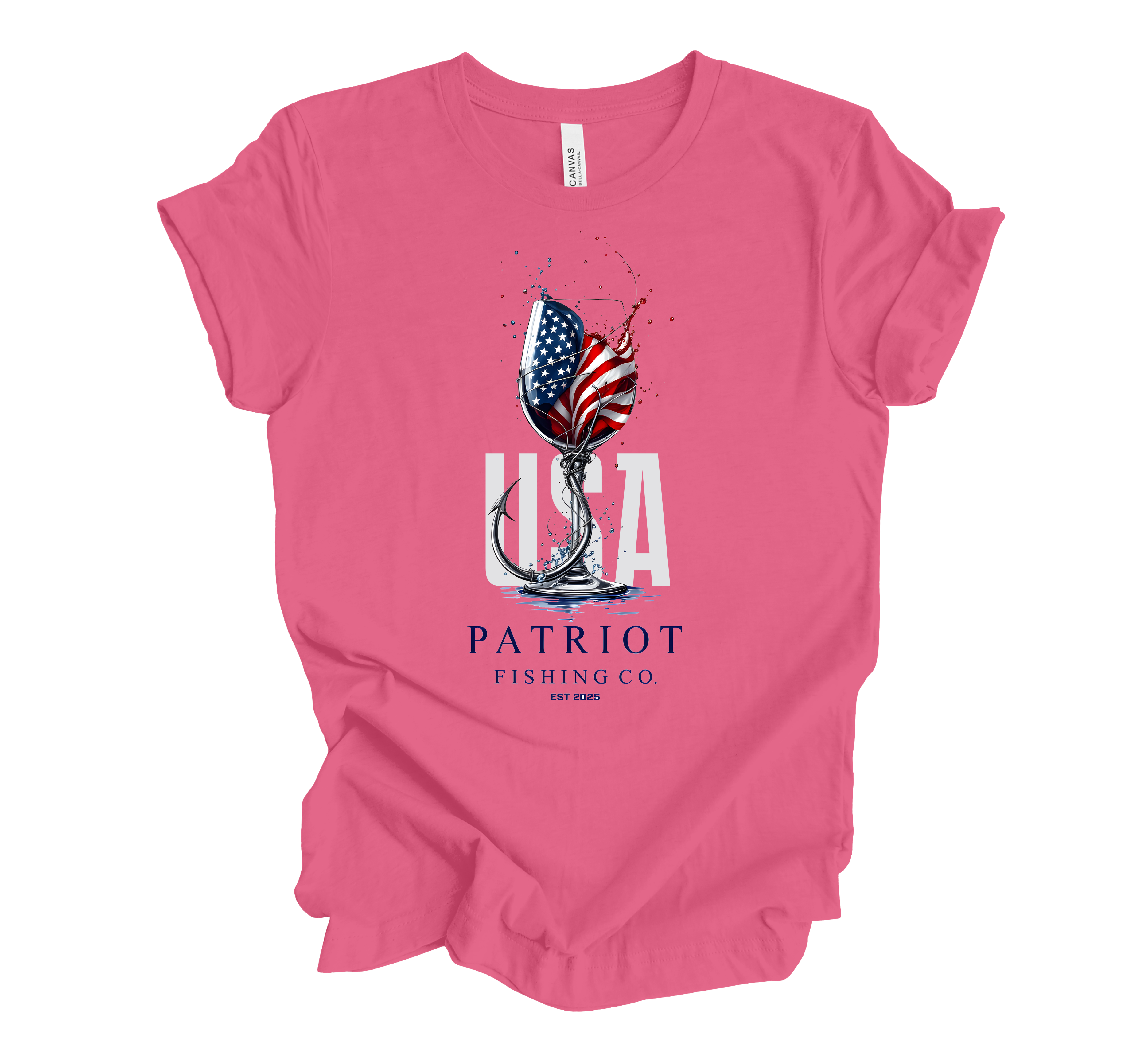 PATRIOT WINE GLASS SHORT SLEEVE TEE
