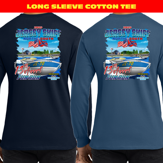 JERSEY SKIFF LONG SLEEVE COTTON TEE