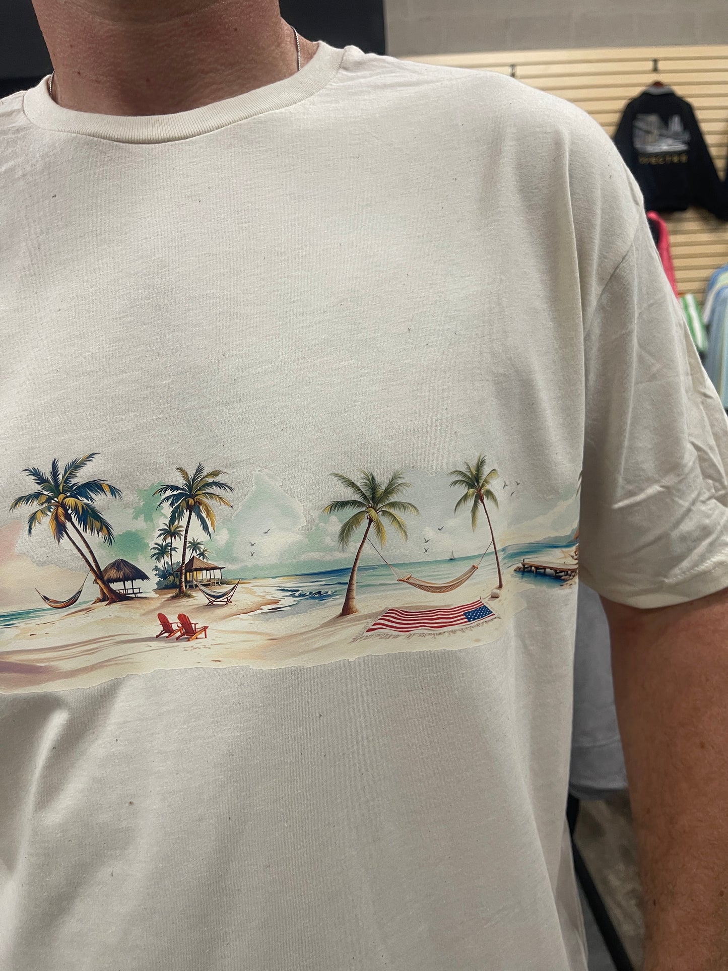 PATRIOTIC PARADISE SHORT SLEEVE TEE