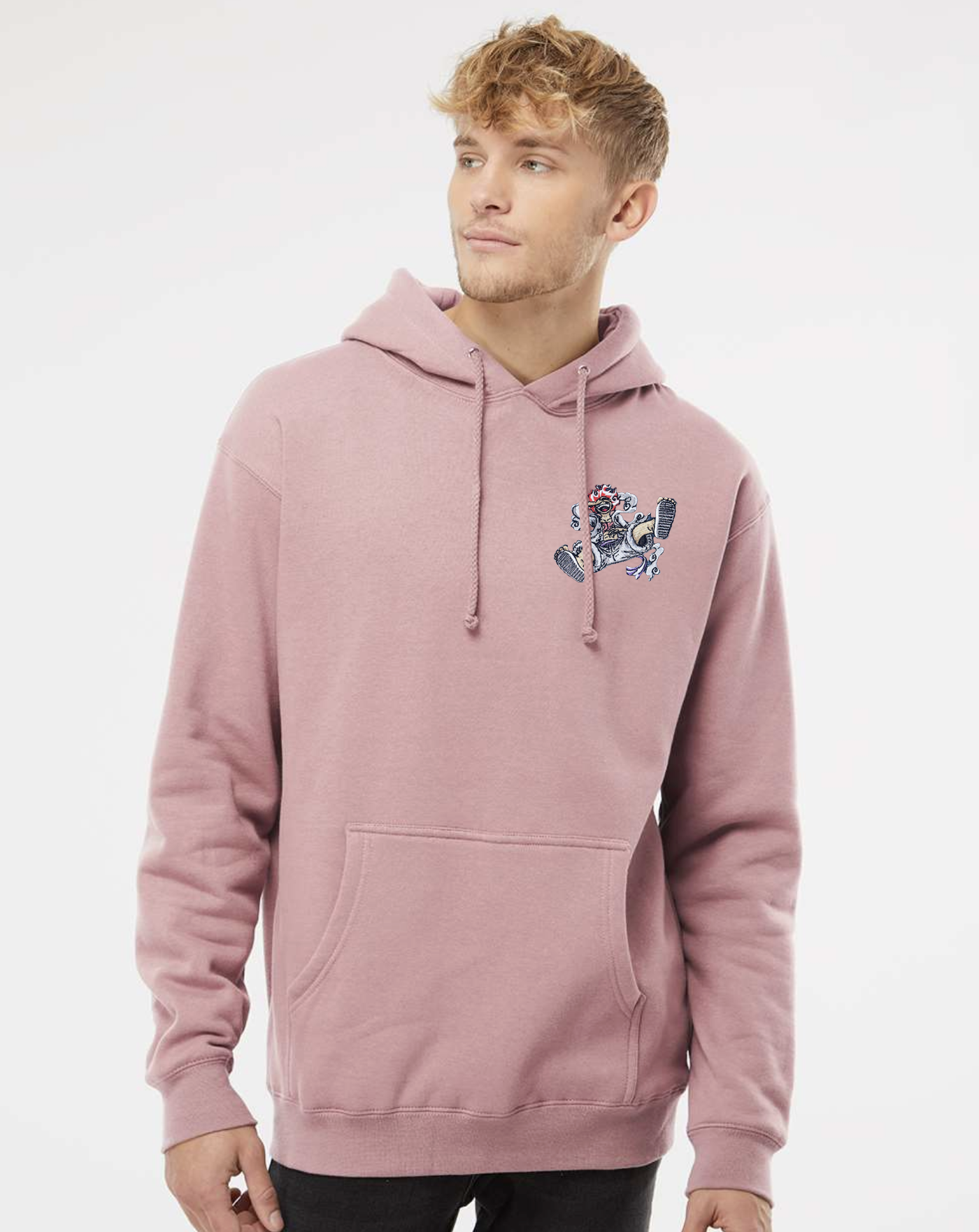ONE PIECE THAT'S ALL FOLKS EMBROIDERED HOODIE
