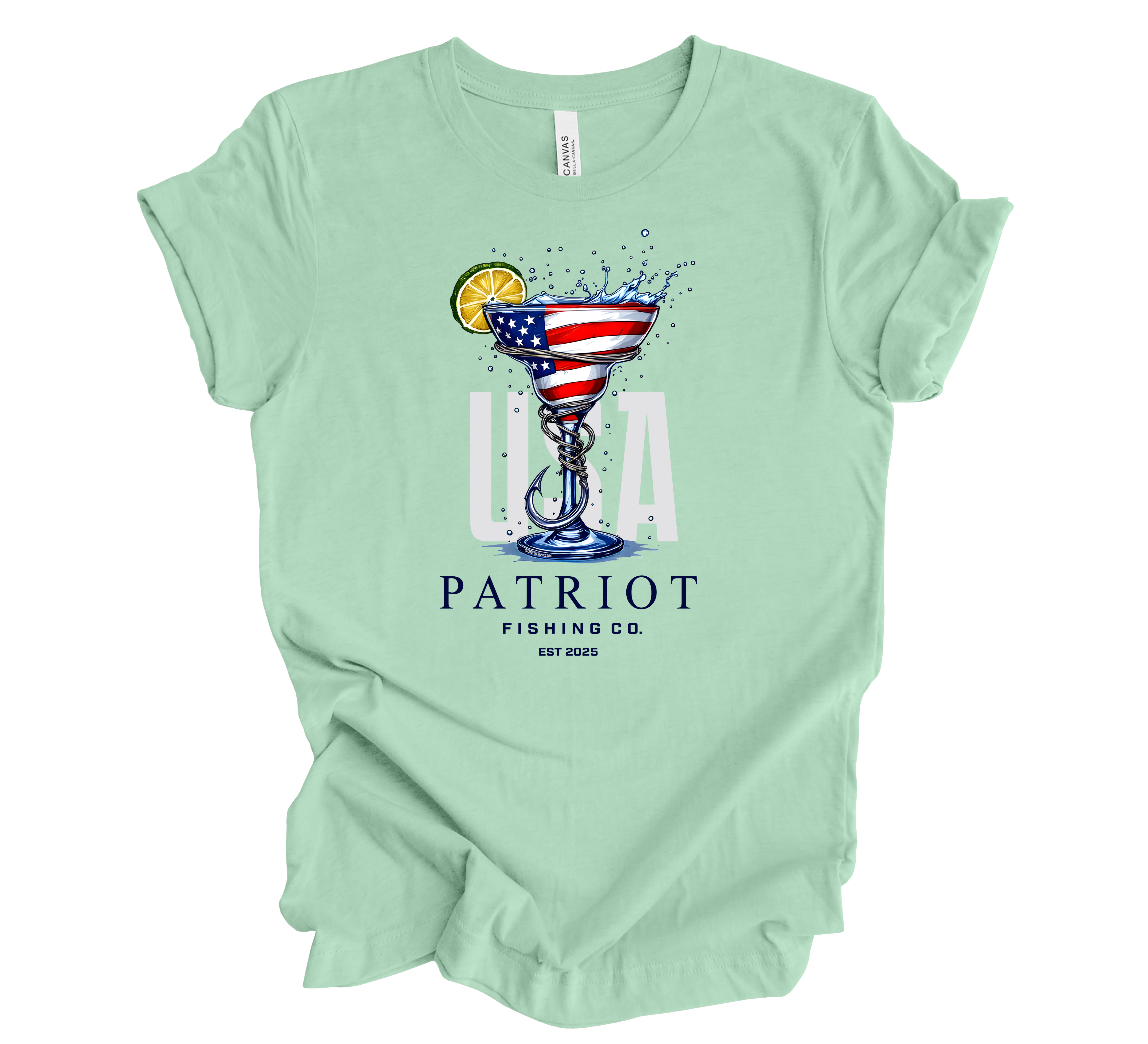 PATRIOT MARGARITA GLASS SHORT SLEEVE TEE