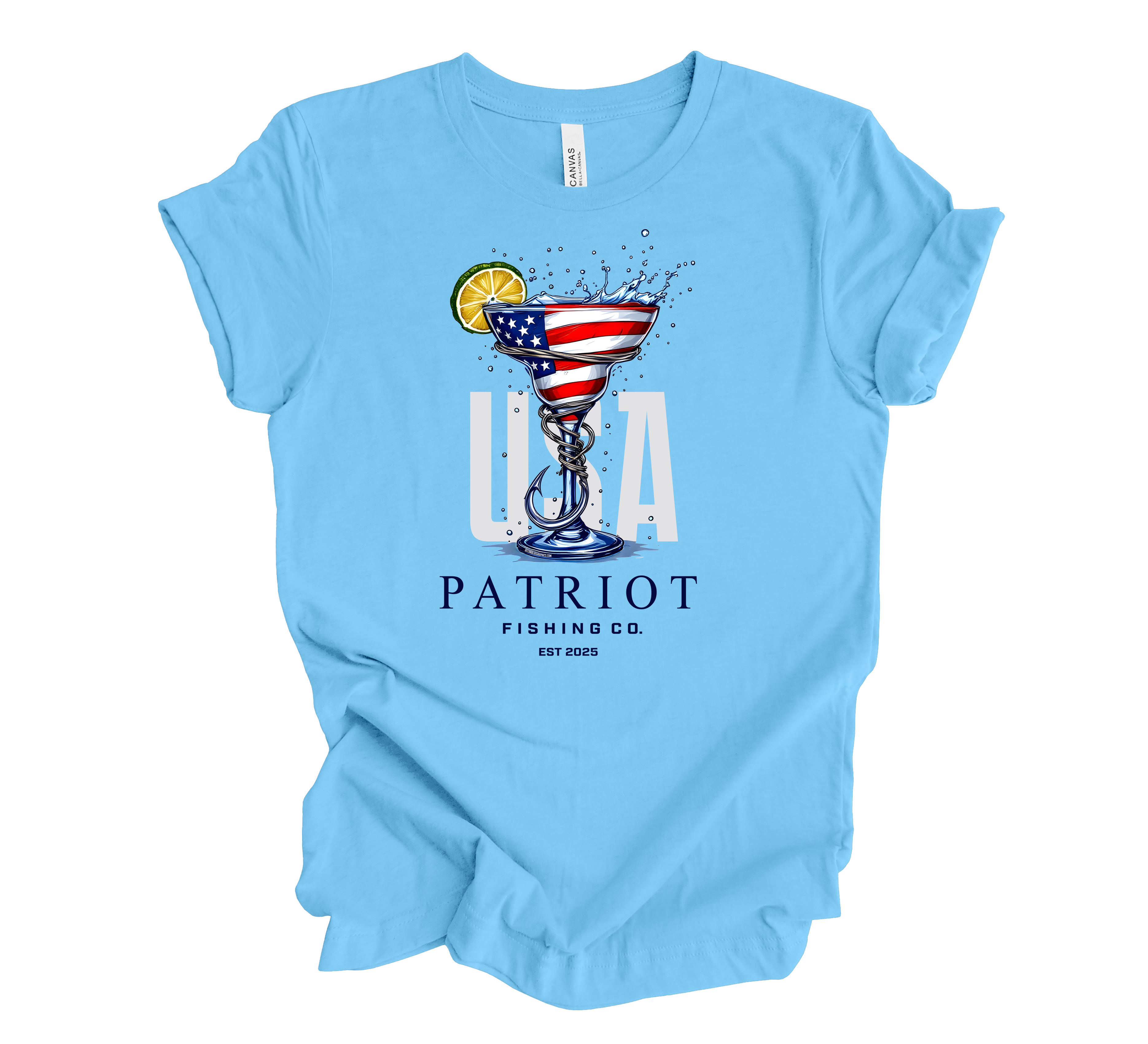 PATRIOT MARGARITA GLASS SHORT SLEEVE TEE