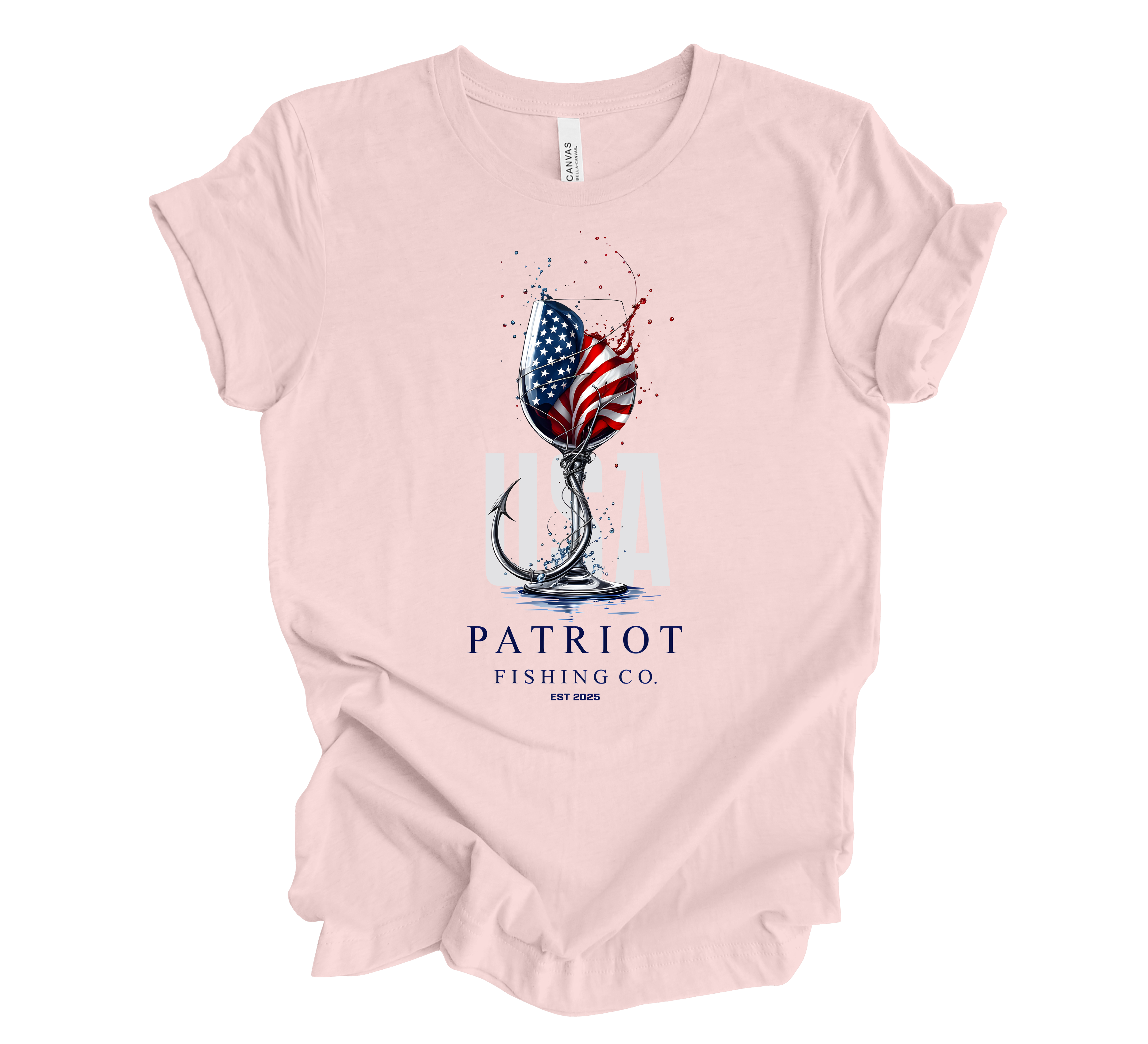 PATRIOT WINE GLASS SHORT SLEEVE TEE