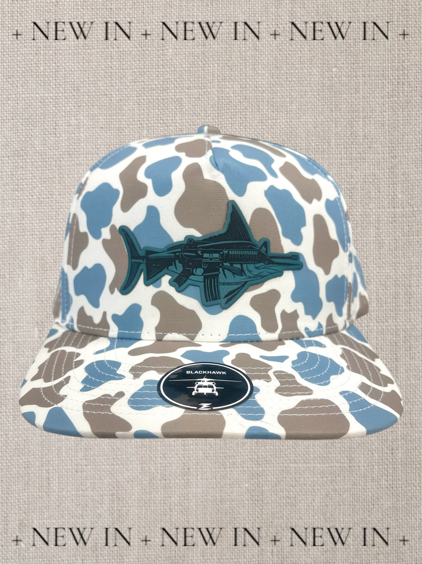 Close-up of the hat's adjustable snapback closure, ensuring a secure fit for various head sizes.​

