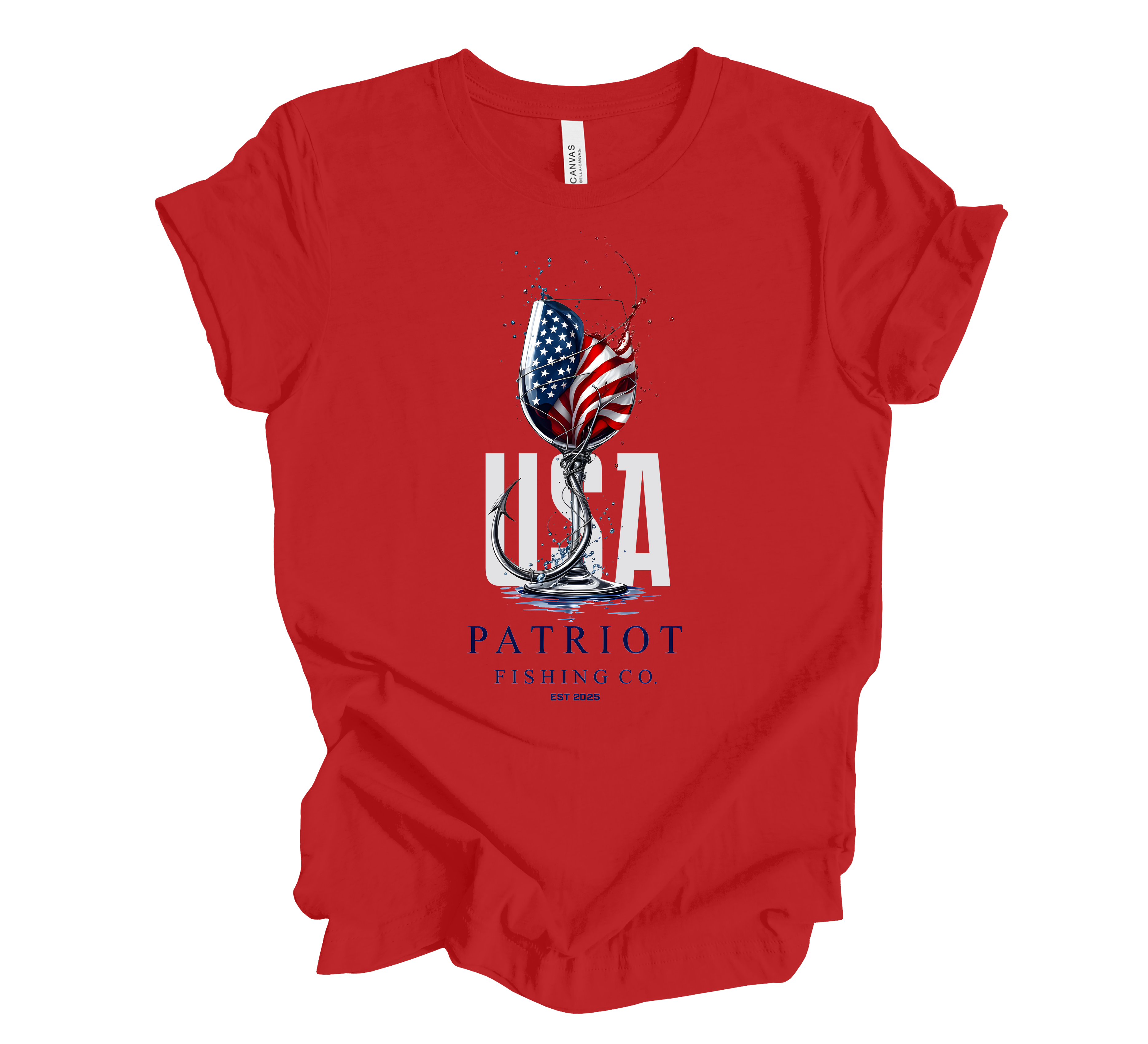 PATRIOT WINE GLASS SHORT SLEEVE TEE