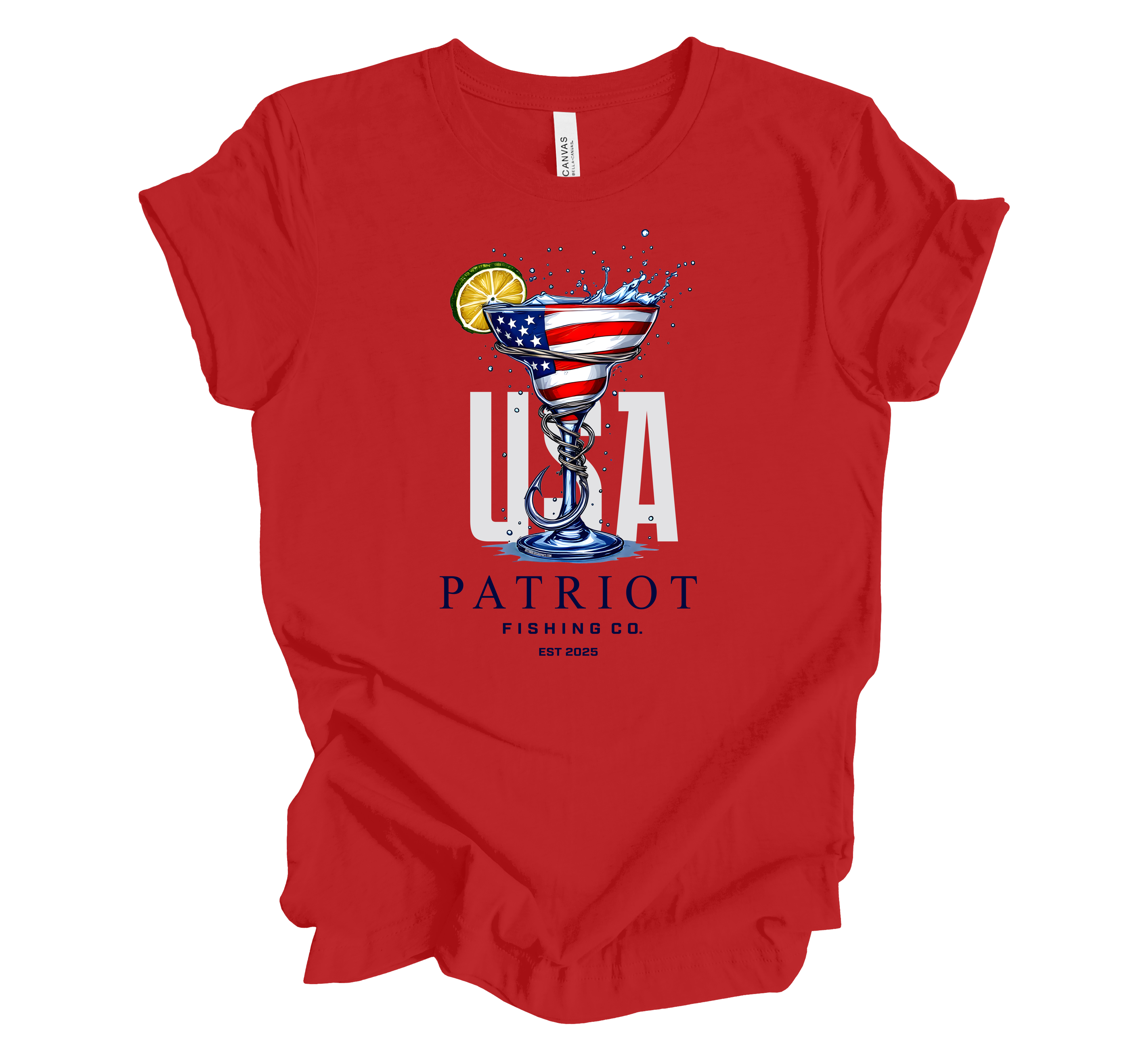 PATRIOT MARGARITA GLASS SHORT SLEEVE TEE