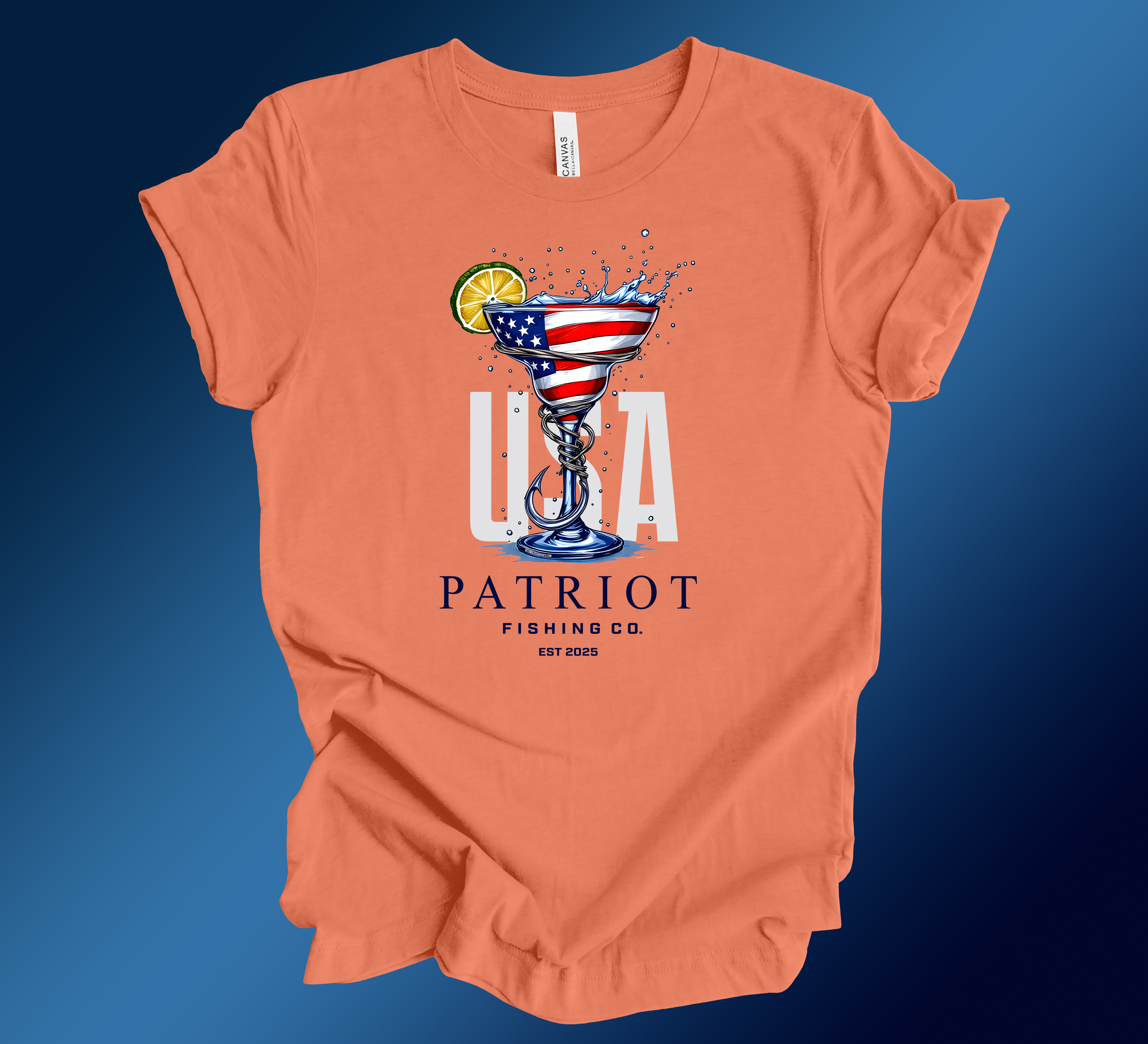 PATRIOT MARGARITA GLASS SHORT SLEEVE TEE