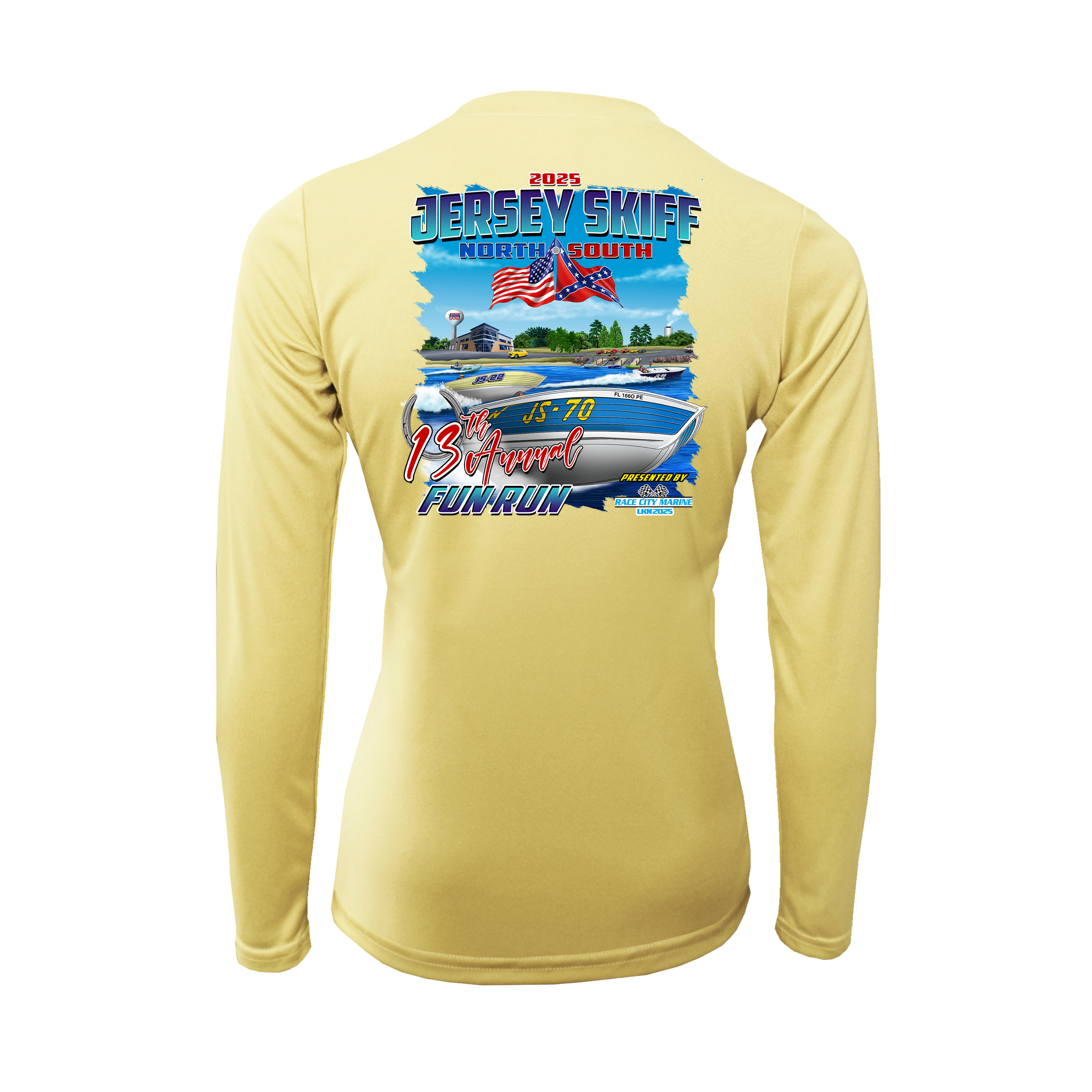 JERSEY SKIFF LS LADIES BAW PERFORMANCE TEE