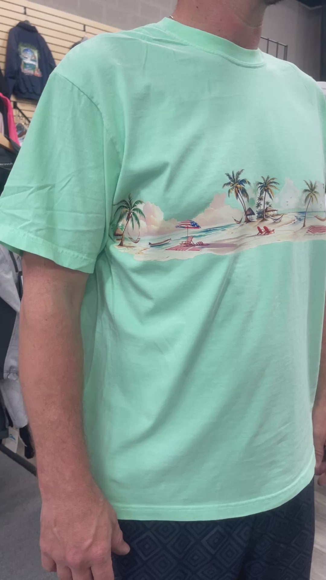 PATRIOTIC PARADISE SHORT SLEEVE TEE