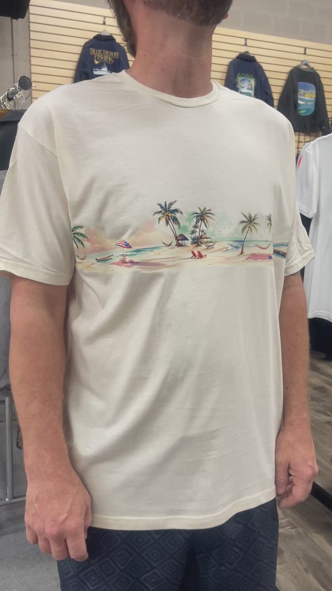 PATRIOTIC PARADISE SHORT SLEEVE TEE