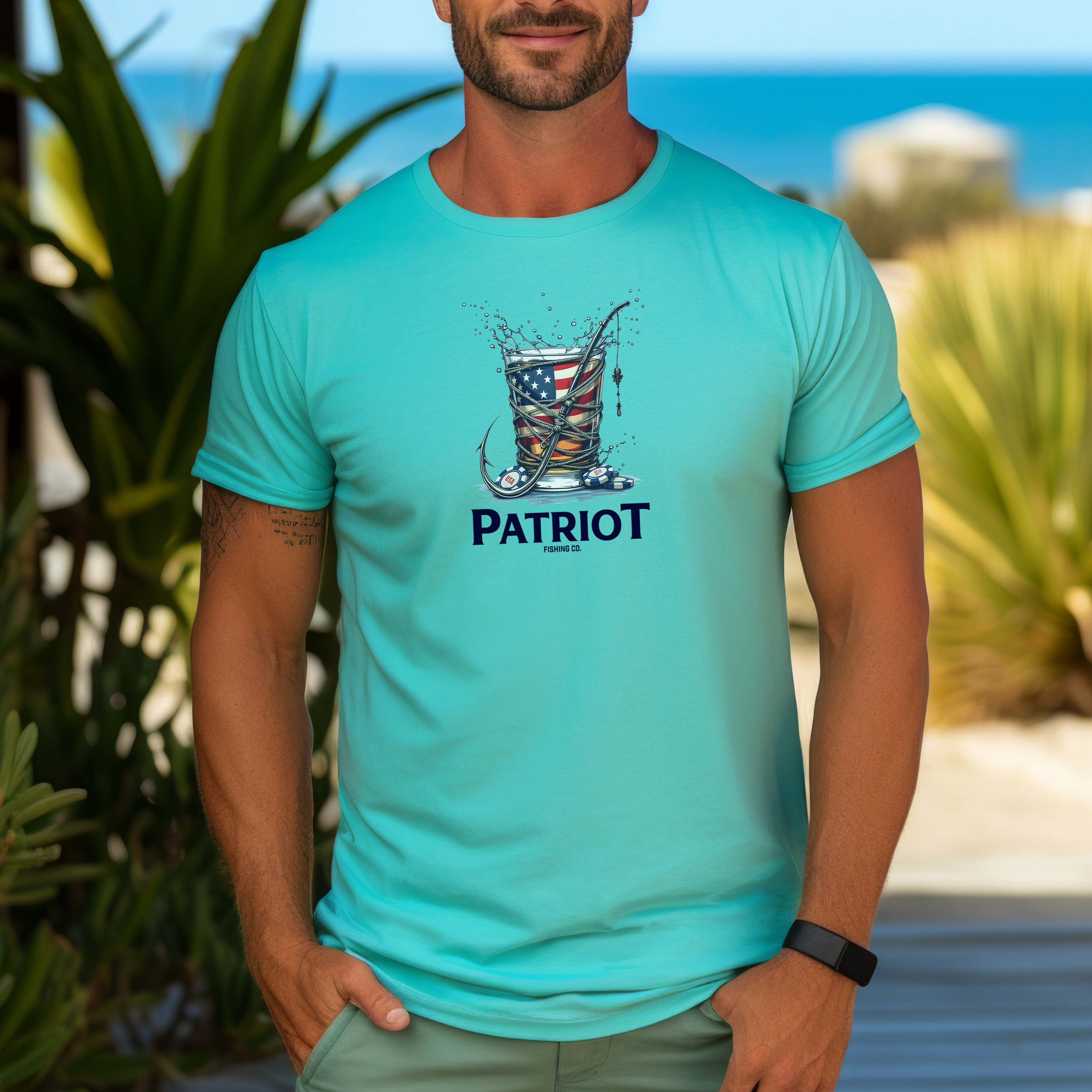 PATRIOT POKER NIGHT SHORT SLEEVE TEE